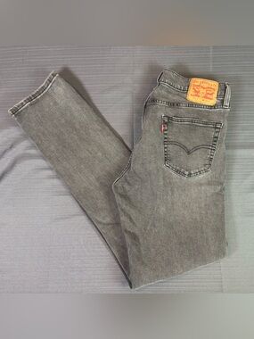 Levi’s 511 Slim Fit Jeans Men’s 34x34 Gray Wash Stretch Denim
